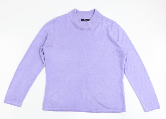 BM Womens Purple   Pullover Jumper Size M