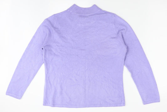 BM Womens Purple   Pullover Jumper Size M