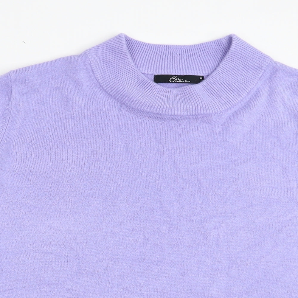 Bonmarché Womens Purple Pullover Jumper Size M