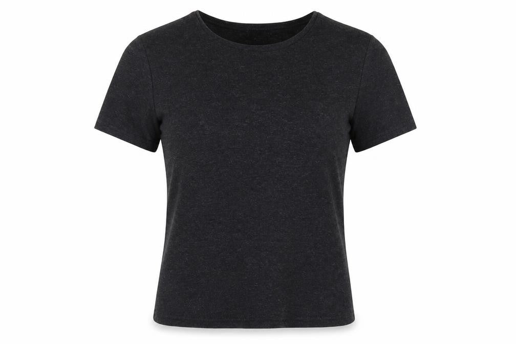 Womens UK Size 10 Style Grey Basic T-Shirt