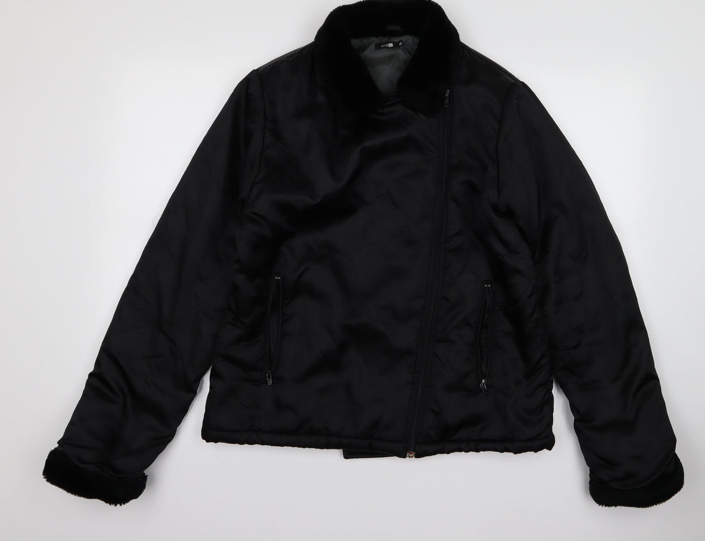 Womens UK Size 40 Preworn Black Jacket