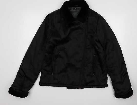 Womens UK Size 40 Preworn Black Jacket