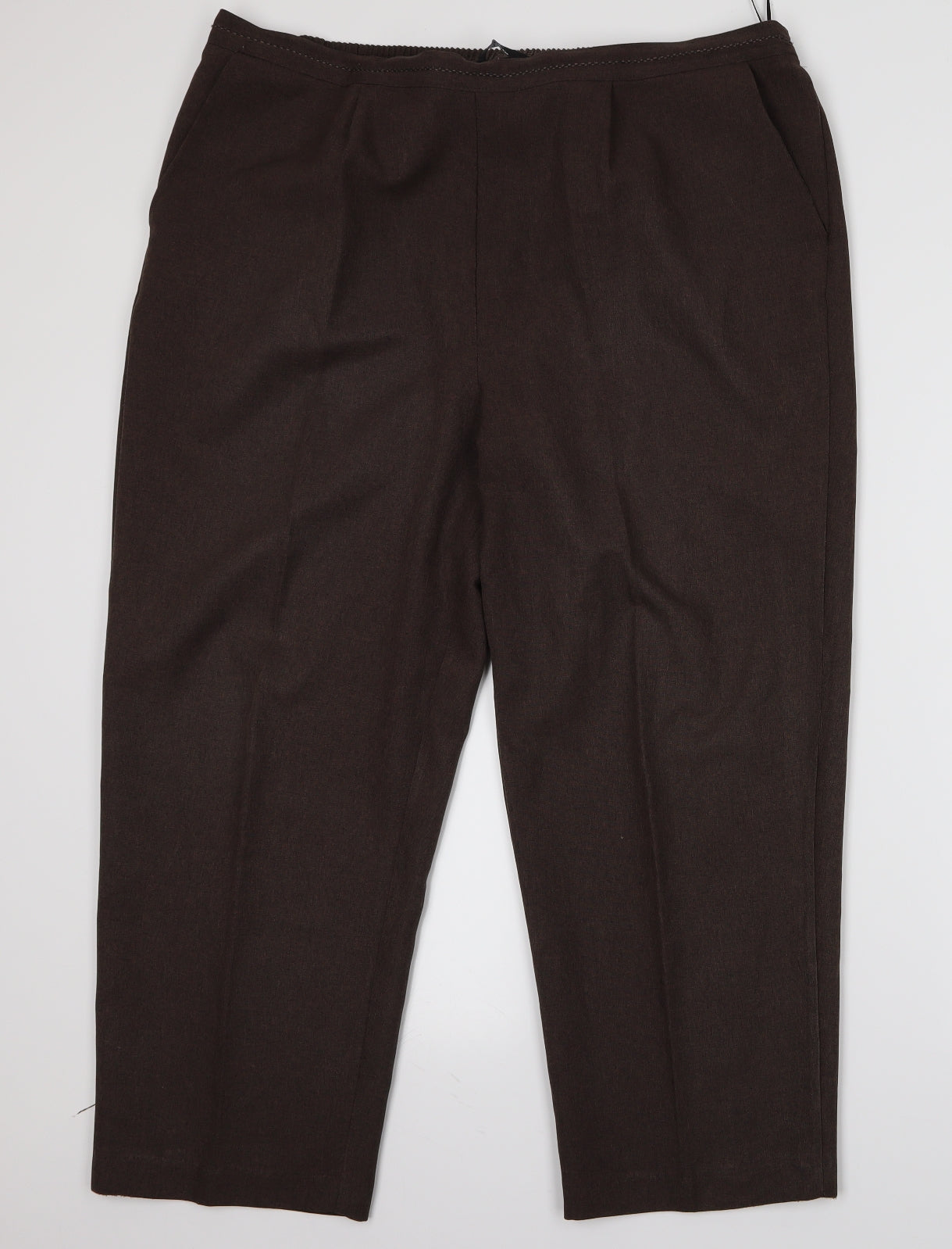 preqorn Womens Brown   Trousers  Size 18 L21 in