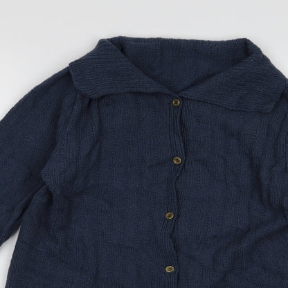 Preworn Womens Blue   Cardigan Jumper Size M