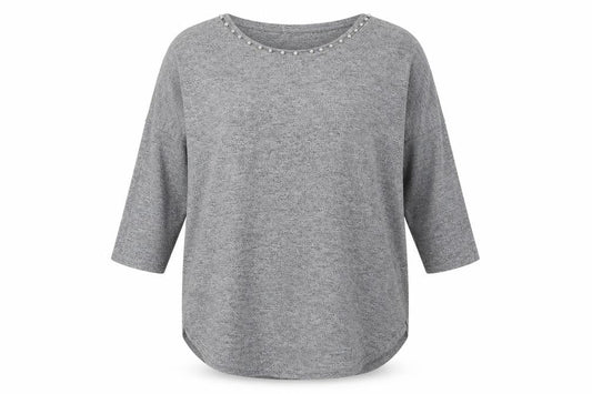 Front view of Papaya women’s green jumper, size XL