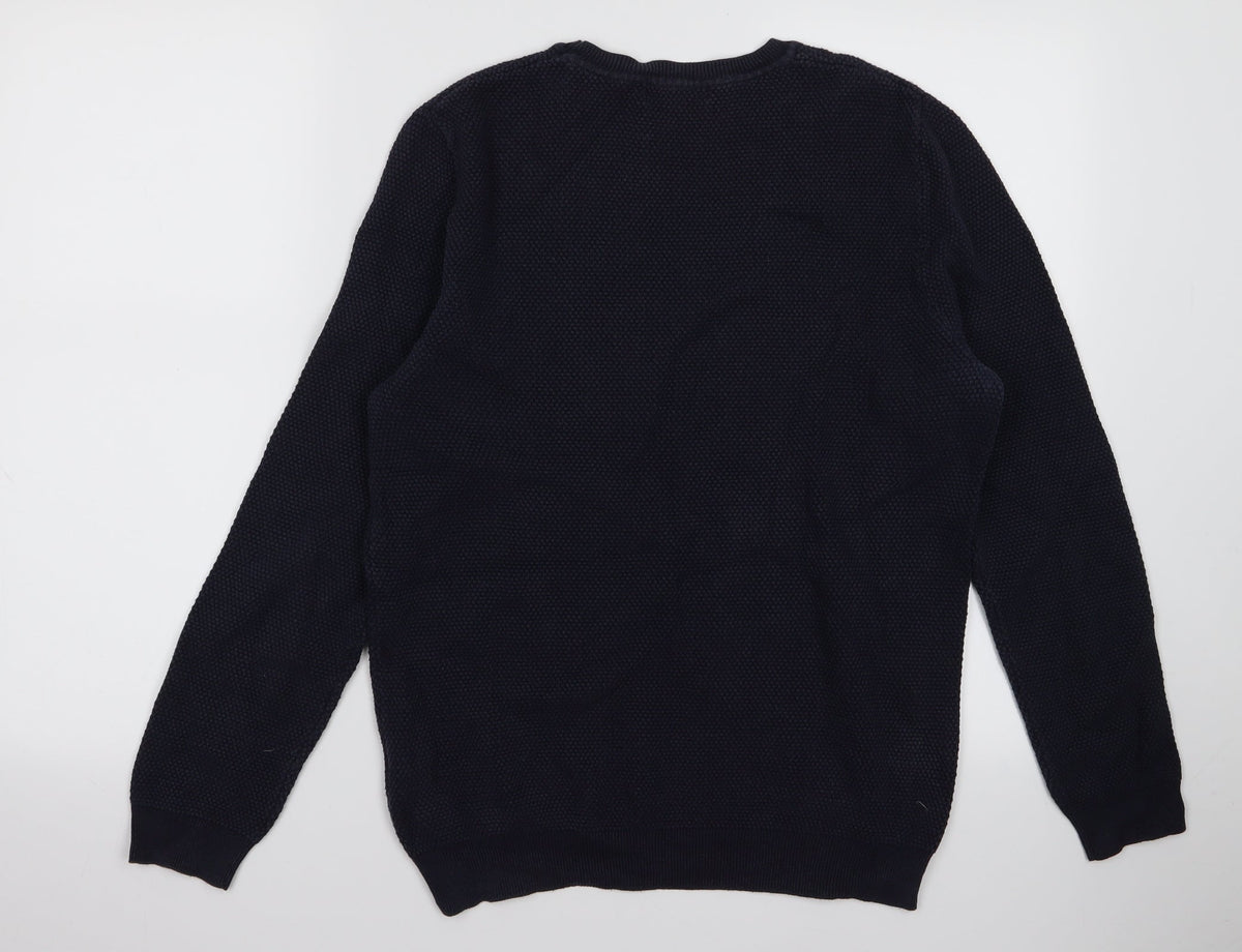 Back view of Red Herring women’s blue jumper, size L