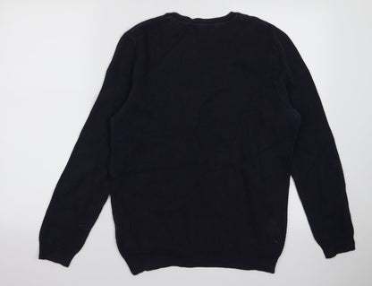 Back view of Red Herring women’s blue jumper, size L