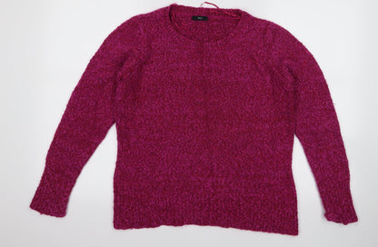 m&s Womens Purple   Pullover Jumper Size 14
