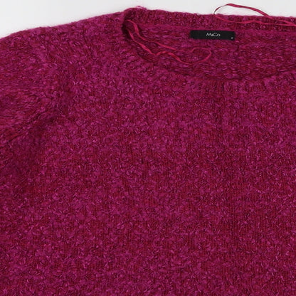 m&s Womens Purple   Pullover Jumper Size 14
