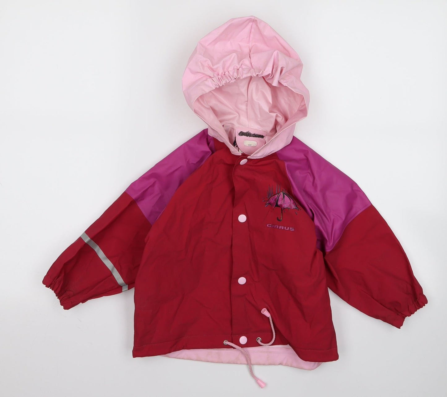 cirrus Baby Pink   Rain Coat Jacket Size 12 Months