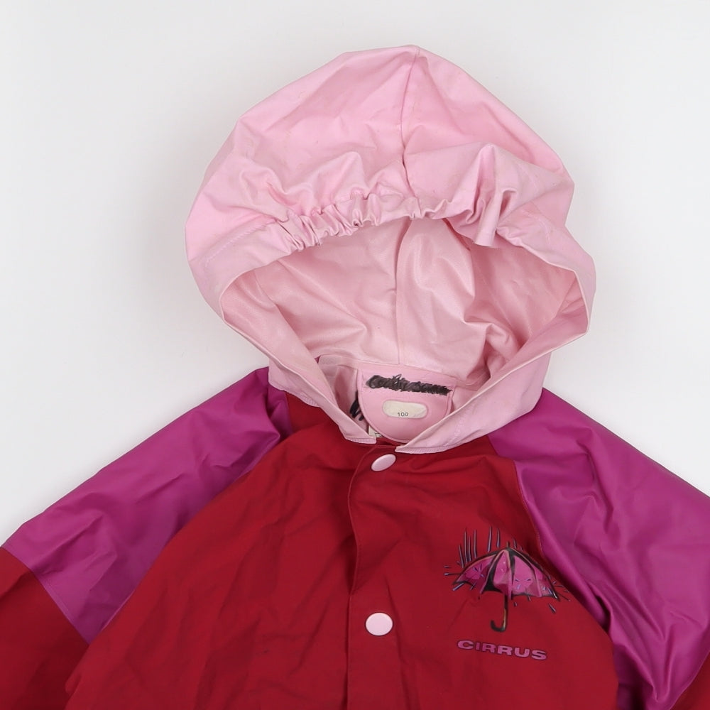 cirrus Baby Pink   Rain Coat Jacket Size 12 Months