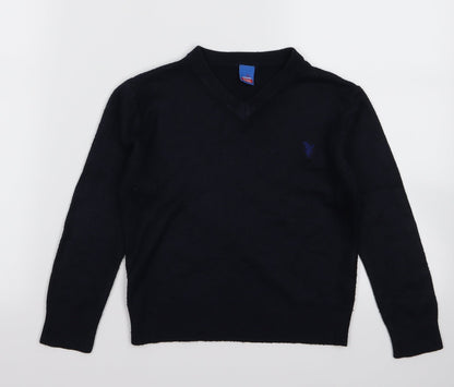 Preworn Girls Blue   Pullover Jumper Size 5 Years