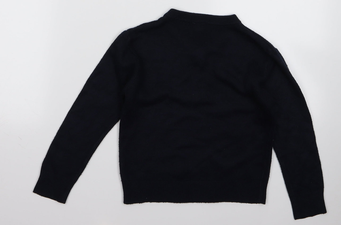 Preworn Girls Blue   Pullover Jumper Size 5 Years