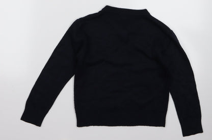 Preworn Girls Blue   Pullover Jumper Size 5 Years