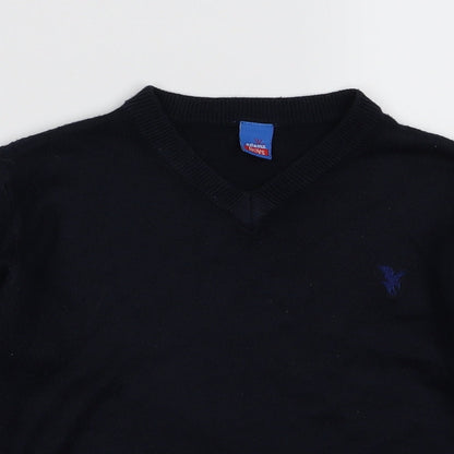 Preworn Girls Blue   Pullover Jumper Size 5 Years