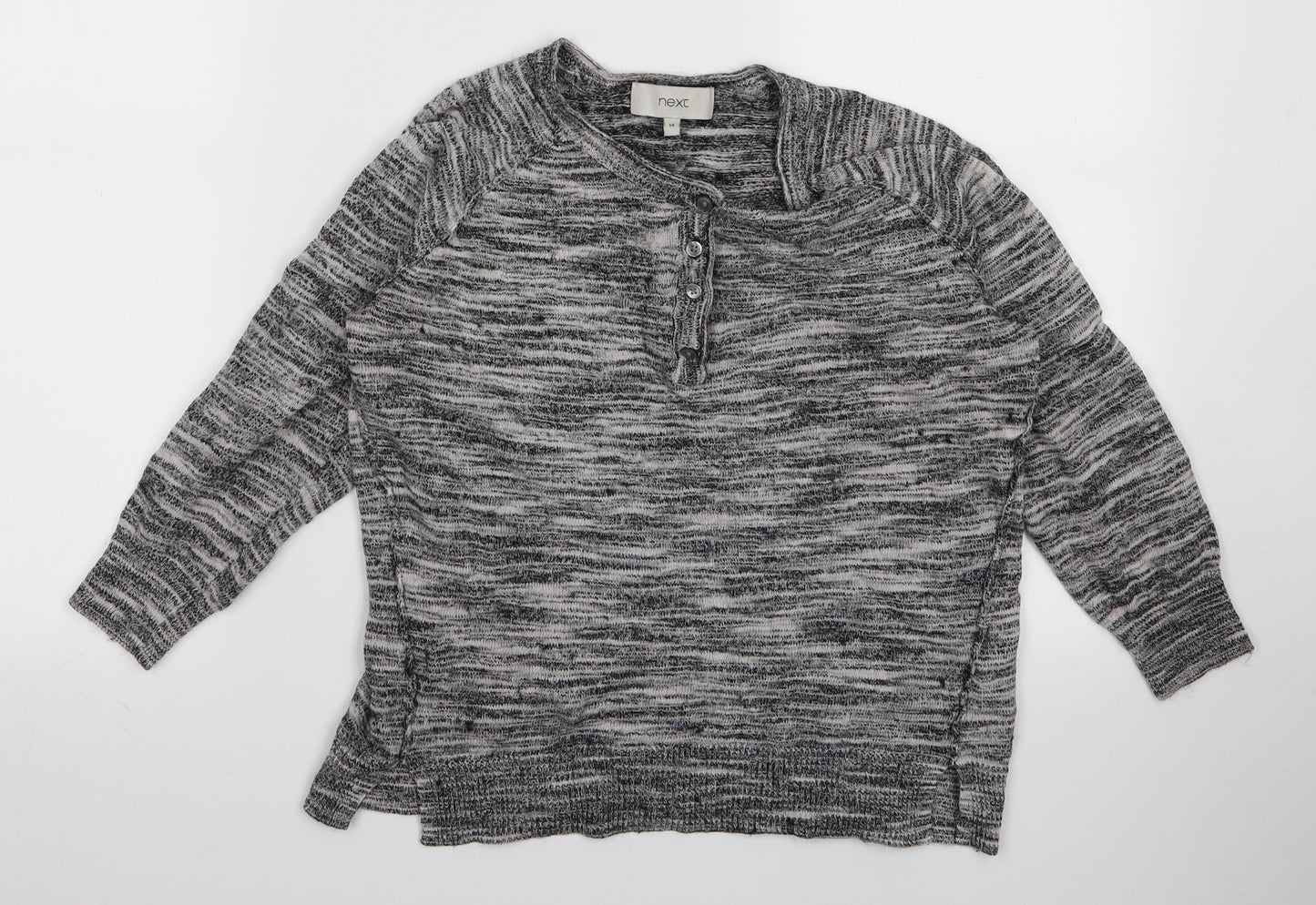 Womens UK Size M Preworn Grey Basic T-Shirt
