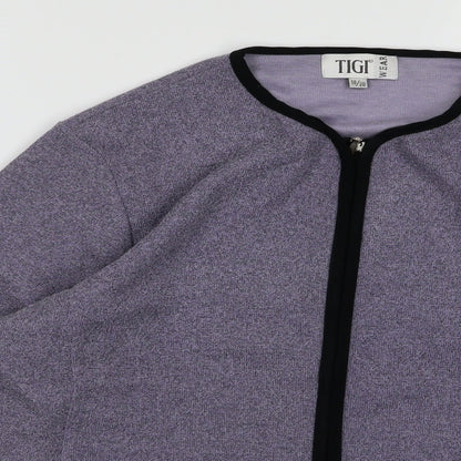 Preworn Womens Purple   Jacket  Size 16