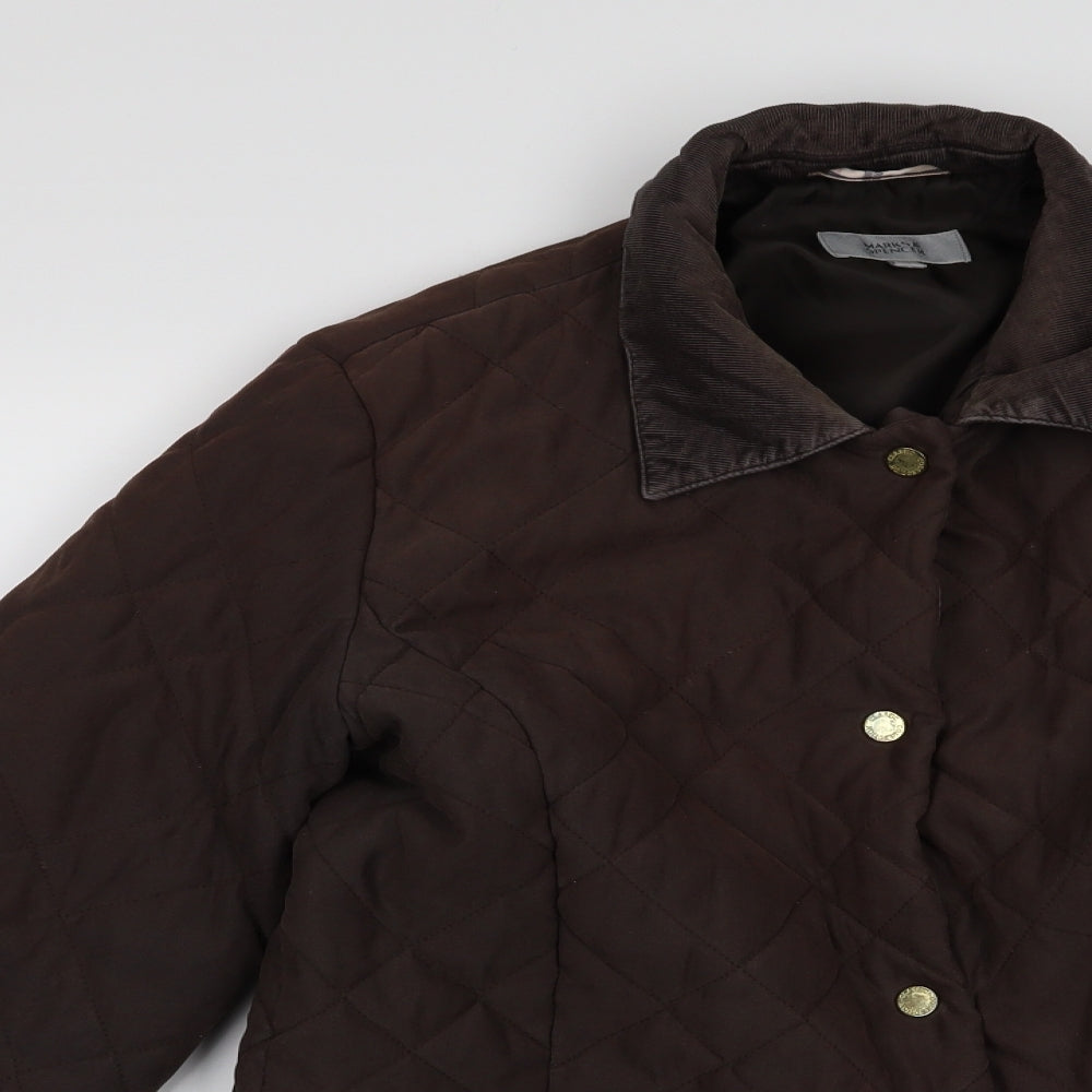 Womens UK Size 12 m&s Brown Jacket