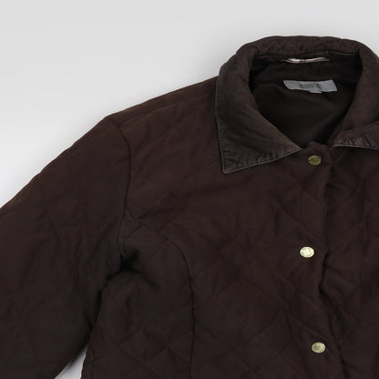 Womens UK Size 12 m&s Brown Jacket
