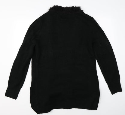 By You Womens Black   Overcoat Coat Size 12