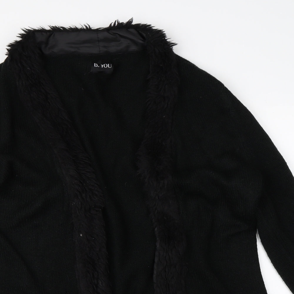 By You Womens Black   Overcoat Coat Size 12