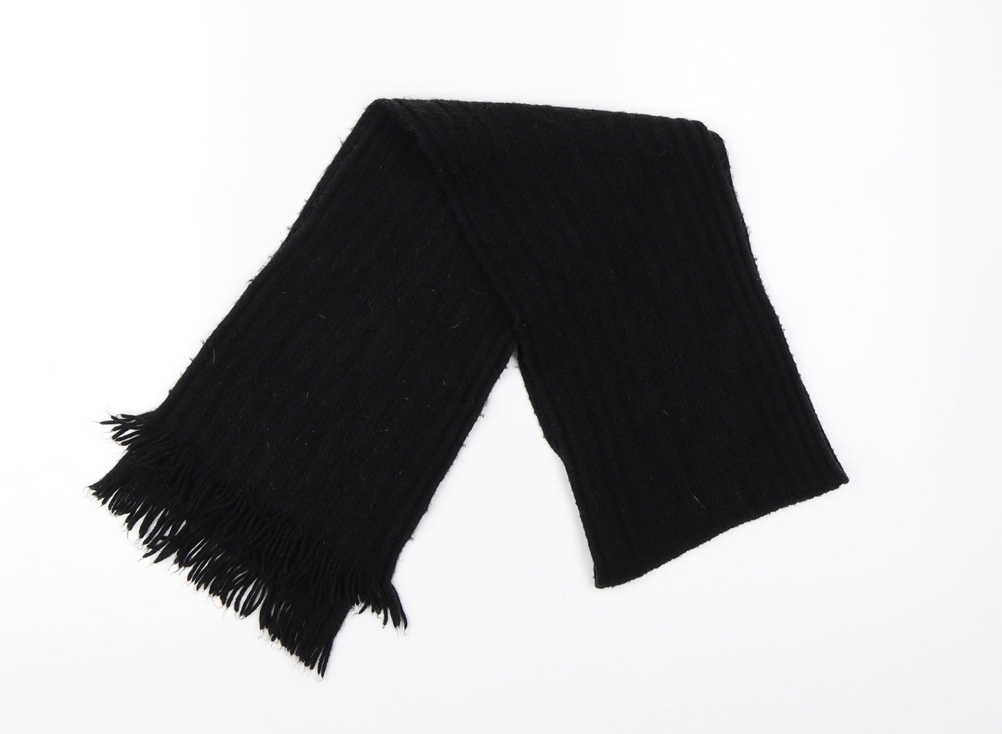 Preworn Womens Black    Scarf