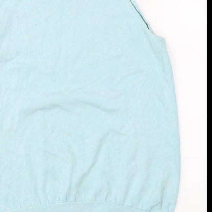 Womens UK Size 16 Spirit Blue Basic Blouse