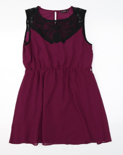 Petites Womens Pink   Shift  Size 12