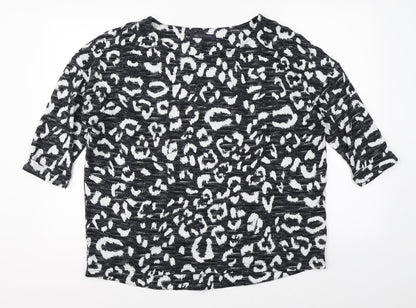 Marks & Spencer Womens Multicoloured Floral  Pullover Jumper Size 14