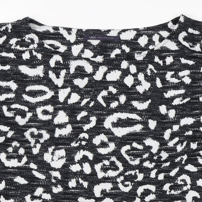 Marks & Spencer Womens Multicoloured Floral  Pullover Jumper Size 14