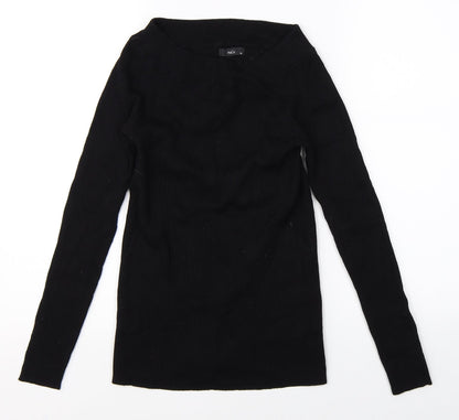 M&Co Womens Black   Pullover Jumper Size 10