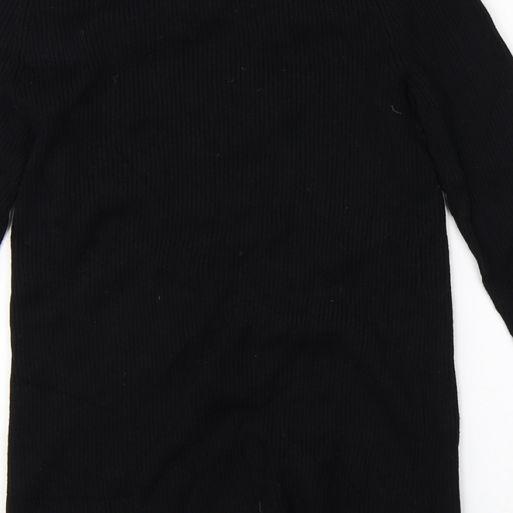 M&Co Womens Black   Pullover Jumper Size 10