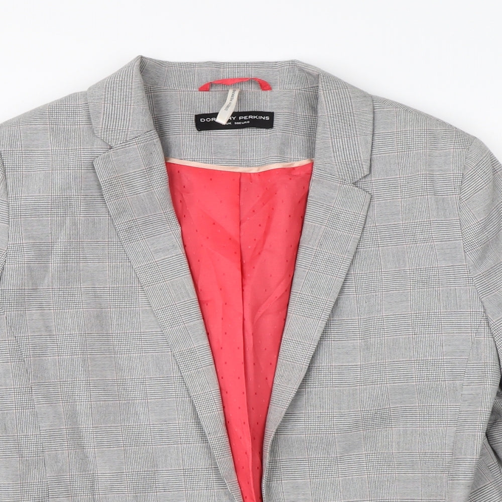 Dorothy Perkins Womens Grey   Jacket Blazer Size 10