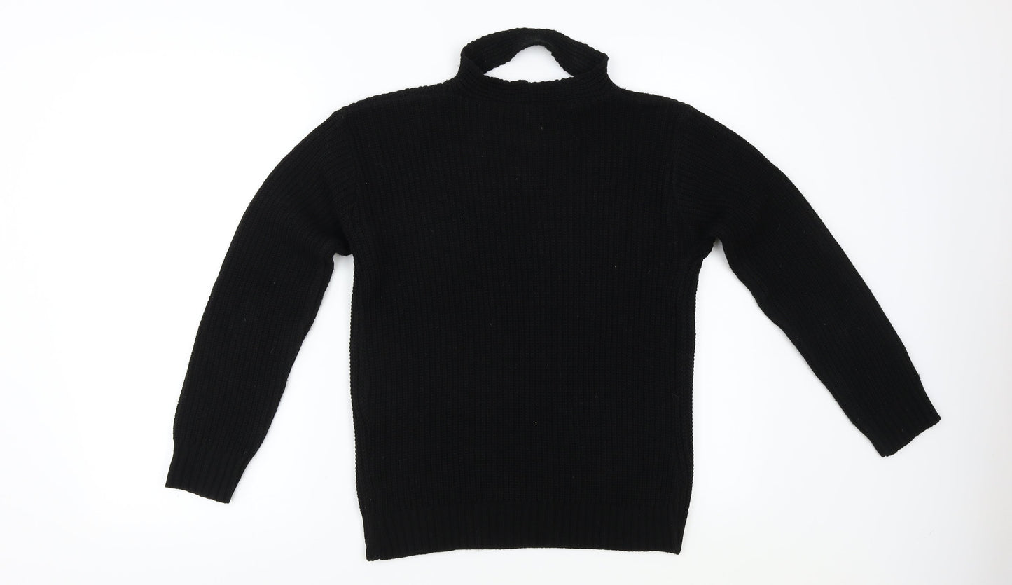 Select Womens Black   Pullover Jumper Size 10