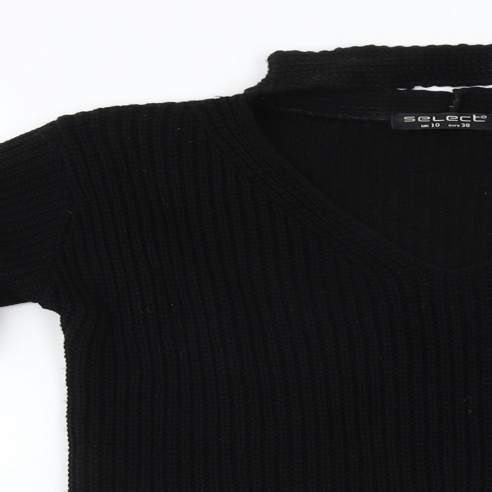 Select Womens Black   Pullover Jumper Size 10
