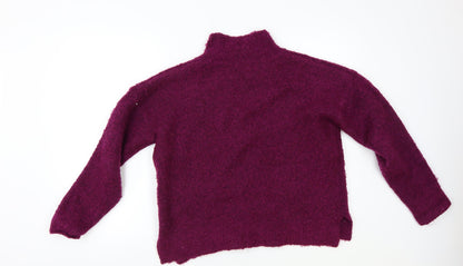 George Womens Purple   Pullover Jumper Size M