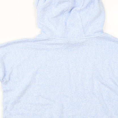 M&S Girls Blue   Pullover Hoodie Size 8 Years