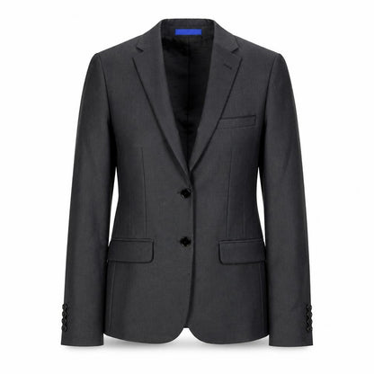 ONESIX5IVE5ive Womens Grey Herringbone  Jacket Blazer Size S