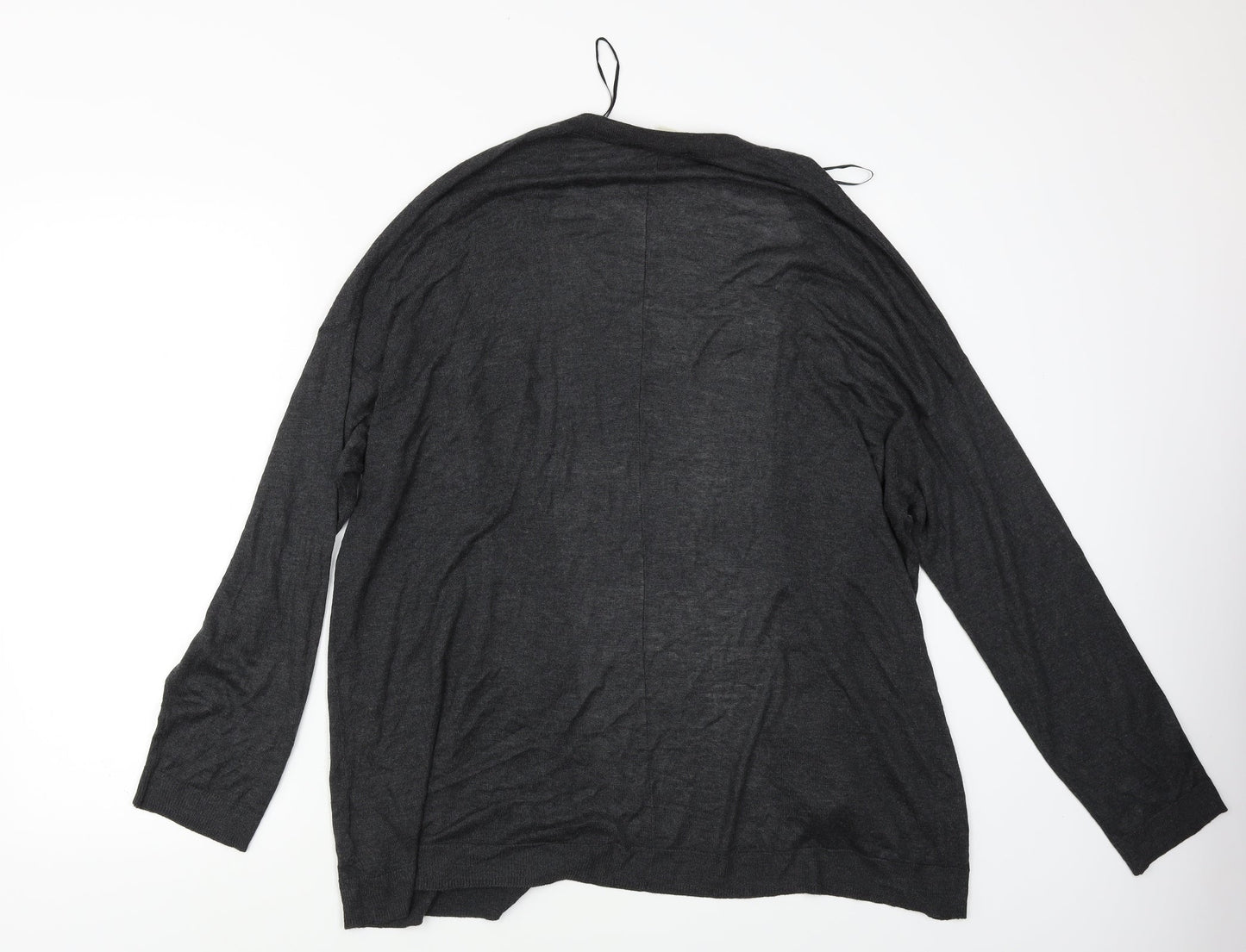 H&M Womens Grey   Cardigan Jumper Size M