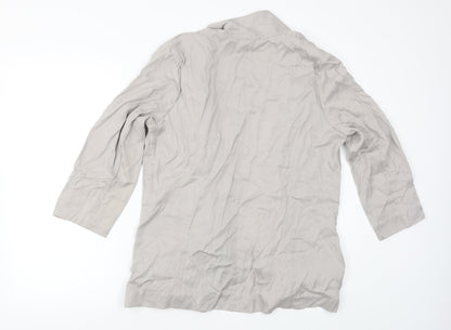 Womens UK Size 16 Warehouse Beige Jacket