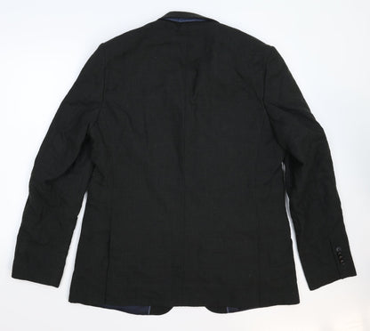 Mens UK Size 44 Marks and Spencer Regular Black Suit Jacket