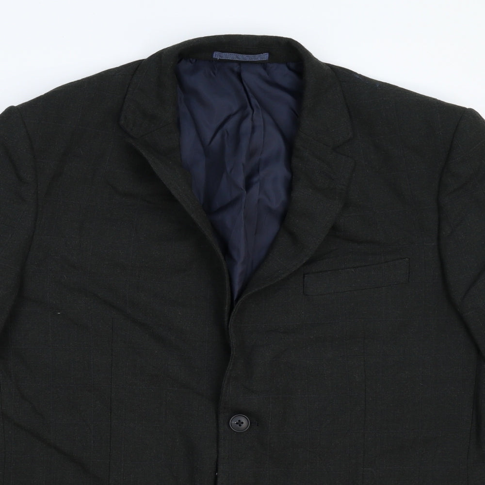 Mens UK Size 44 Marks and Spencer Regular Black Suit Jacket