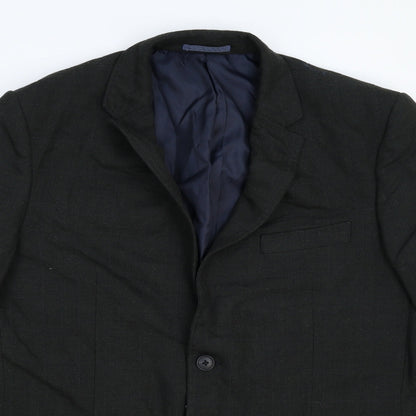 Mens UK Size 44 Marks and Spencer Regular Black Suit Jacket