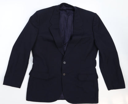 Mens UK Size 40 St Michael Regular Blue Suit Jacket