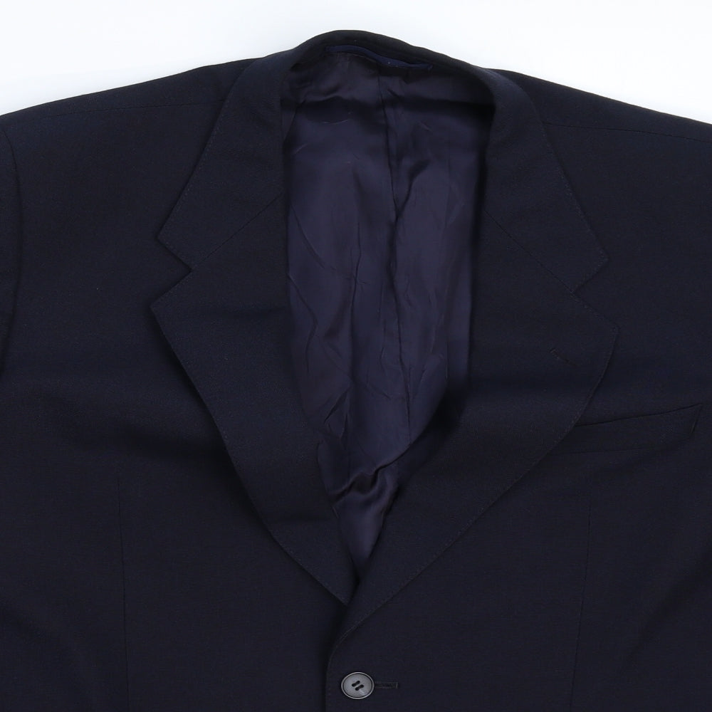 Mens UK Size 40 St Michael Regular Blue Suit Jacket