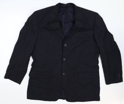 Mens UK Size 44 Marks and Spencer Regular Blue Suit Jacket