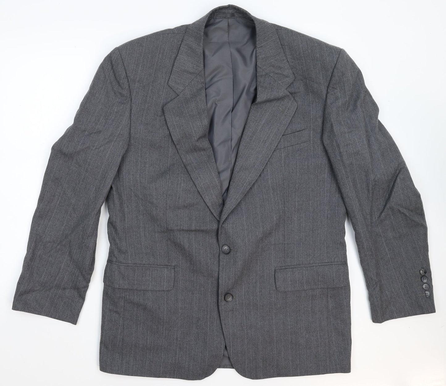 Mens UK Size 42 Dunn & Co Regular Grey Suit Jacket
