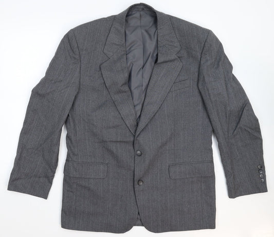 Mens UK Size 42 Dunn & Co Regular Grey Suit Jacket