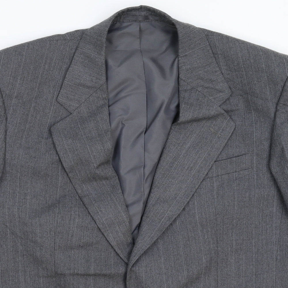 Mens UK Size 42 Dunn & Co Regular Grey Suit Jacket