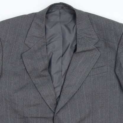 Mens UK Size 42 Dunn & Co Regular Grey Suit Jacket
